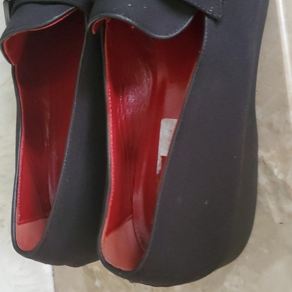 Salvatore ferragamo sport  black canvas slipon loafers size 11B - Picture 9 of 17